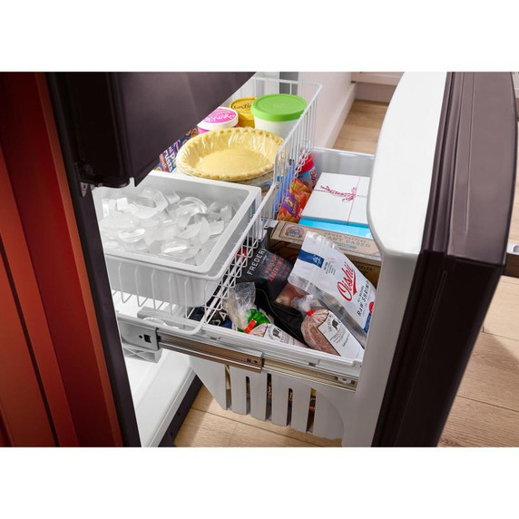 Kitchenaid® 20 cu. ft. 36-Inch Width Counter-Depth French Door Refrigerator with Interior Dispense KRFC136RBS