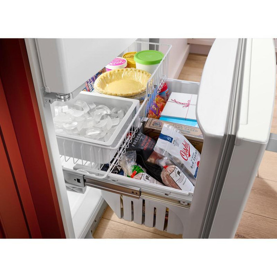 Kitchenaid® 20 cu. ft. 36-Inch Width Counter-Depth French Door Refrigerator with Interior Dispense KRFC136RWH