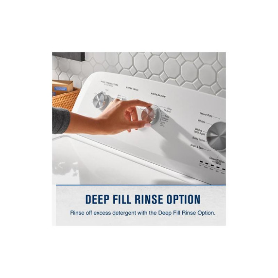 Maytag® Top Load Washer with Deep Fill - 4.4 cu. ft. MVW4005SW Maytag® Top Load Washer with Deep Fill - 4.4 cu. ft. MVW4005SW