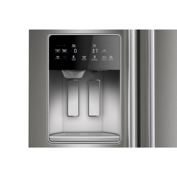 Maytag® 36-inch Wide Full-Depth Side-by-Side Refrigerator with Arctic Blue Interior - 28.3 Cu. Ft. MRSF6636RZ