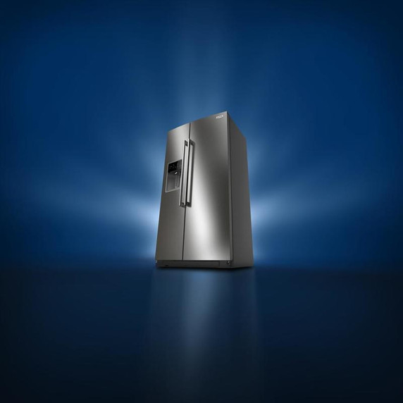 Maytag® 36-inch Wide Full-Depth Side-by-Side Refrigerator with Arctic Blue Interior - 28.3 Cu. Ft. MRSF6636RZ