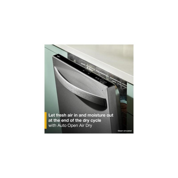 Whirlpool® 24-Inch Dishwasher with Total Coverage Wash Action and Auto Open Air Dry in Fingerprint Resistant Stainless Steel WDTS8024SZ