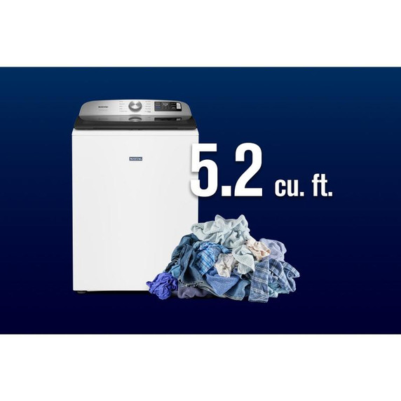 Maytag® 6.0 Cu. Ft. Top Load Agitator Washer with Extra Power and Smart Appliance MTW6205RW