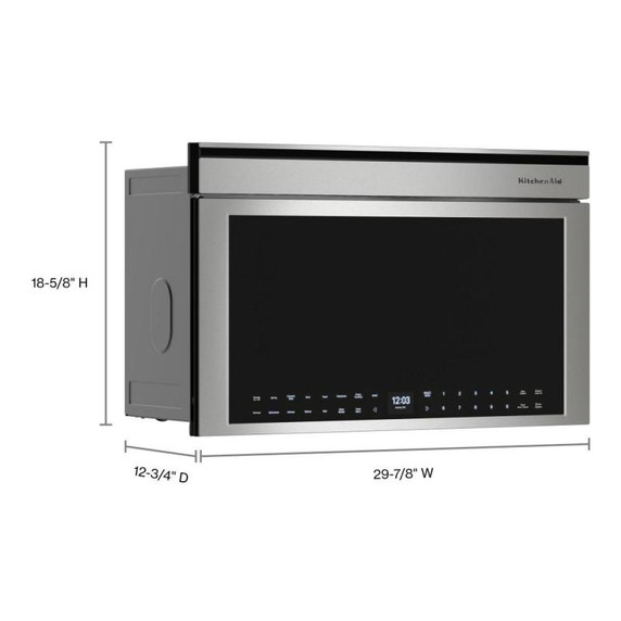 KitchenAid® Built-In More-in-One Convection Microwave Oven with Air Fry Mode YKMBT730SPS