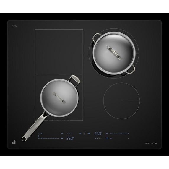 Jennair® 24” Oblivion Smart Induction Cooktop with Temperature-Controlled Cooking JICT724SB