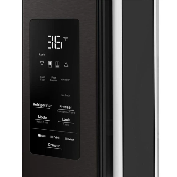 Whirlpool® 30 Cu. Ft. Family-Sized Capacity French door refrigerator with Flexible Tempearture Drawer WRMF3336SV