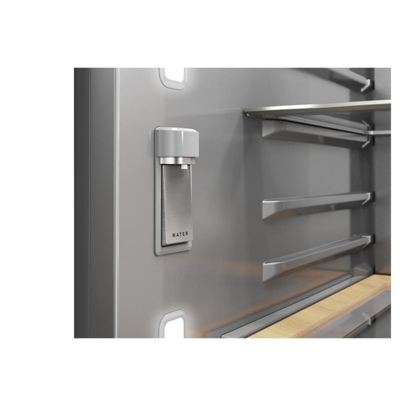 Kitchenaid® 30 cu. ft. French Door Refrigerator with Interior Water and Ice and FreshChill™ Full-Width Refrigerated Drawer KRMF336SPS Kitchenaid® 30 cu. ft. French Door Refrigerator with Interior Water and Ice and FreshChill™ Full-Width Refrigerated Drawer KRMF336SPS