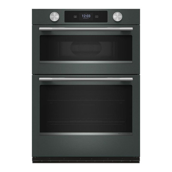 Kitchenaid® 30-inch Smart Electric Combo Wall Oven with Assisted Cooking Modes - Juniper KOEC730SJP