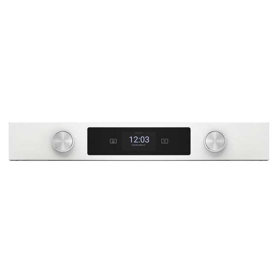 Kitchenaid® 30-inch Smart Electric Combo Wall Oven with Assisted Cooking Modes - White KOEC730SWH