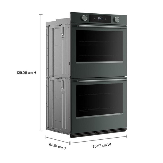 Kitchenaid® Smart Double Wall Oven with Assisted Cooking Modes KOED730SJP
