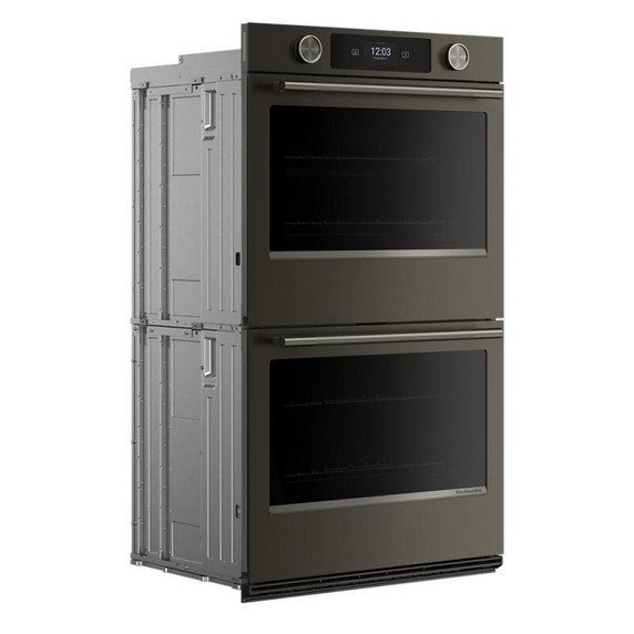 Kitchenaid® Smart Double Wall Oven with Assisted Cooking Modes KOED730SBE