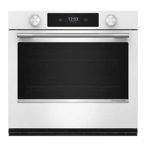 Kitchenaid® Smart Single Wall Oven with Assisted Cooking Modes KOES730SWH