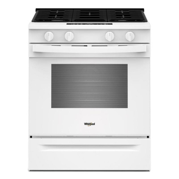 Whirlpool® 30-inch Gas Smart Range with Air Cooking Technology and Steam Clean WSGS4530TW