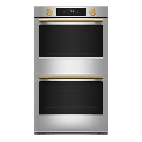 Kitchenaid® 30-inch Smart Electric Double Wall Oven with Intelligent Cooking Camera - PrintShield™ Finish KOED930SPS