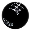 Black knob with White graphics