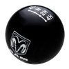 Black knob with White graphics