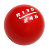 Red knob with White graphics