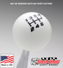 White / Black Competition Shift Pattern Shift Knob