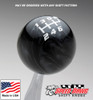 Black Pearl / White Competition Shift Pattern Shift Knob