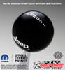 Black Jeep Logo Shift Knob With White Graphics