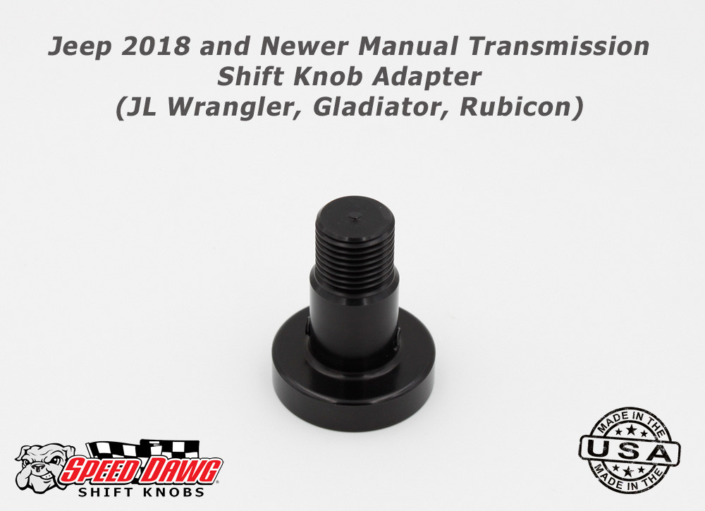 Jeep 2018 & Newer Manual Transmission Shift Knob Adapter JL