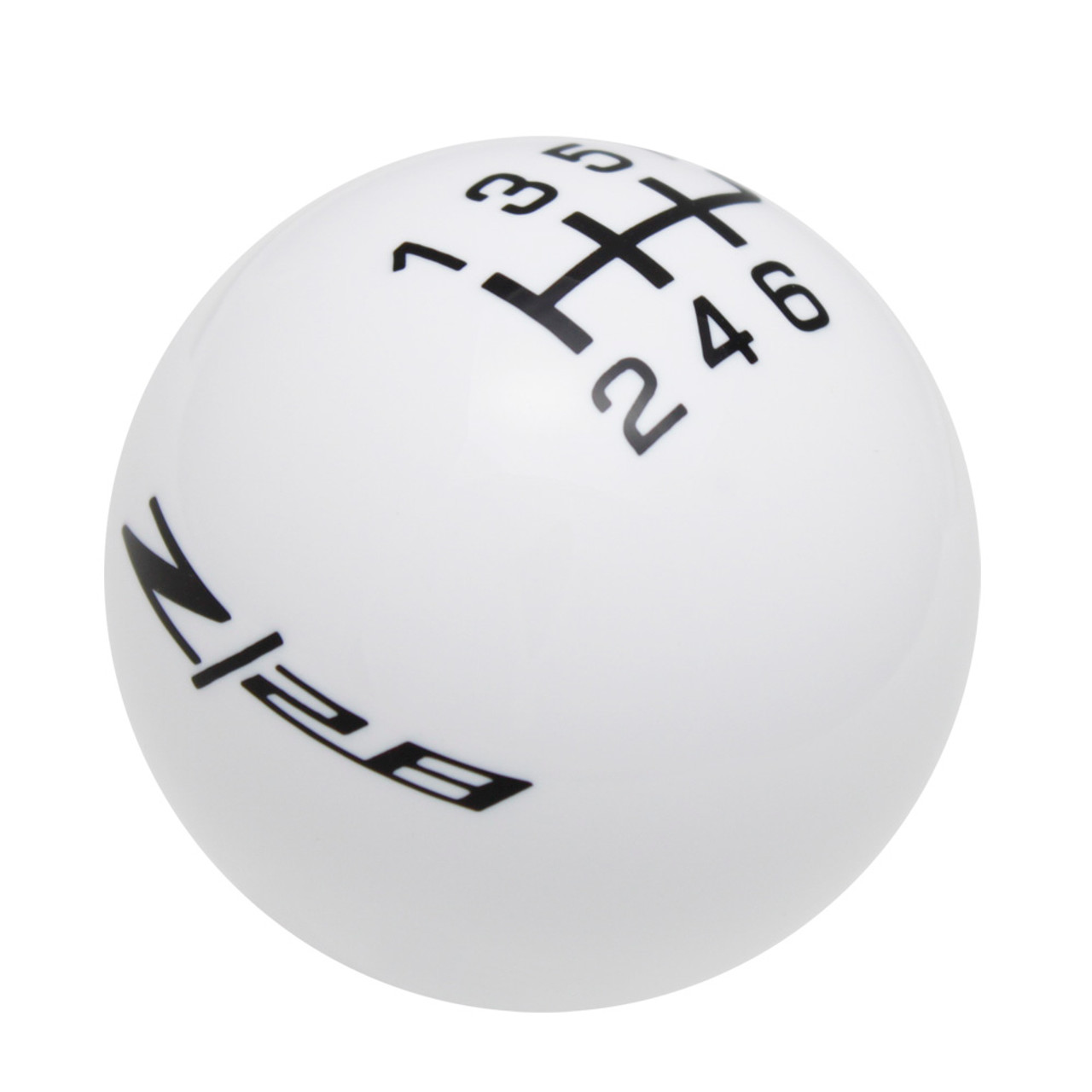 2015 Z/28 Logo Shift Knob with Inlaid 6 Speed Shift Pattern