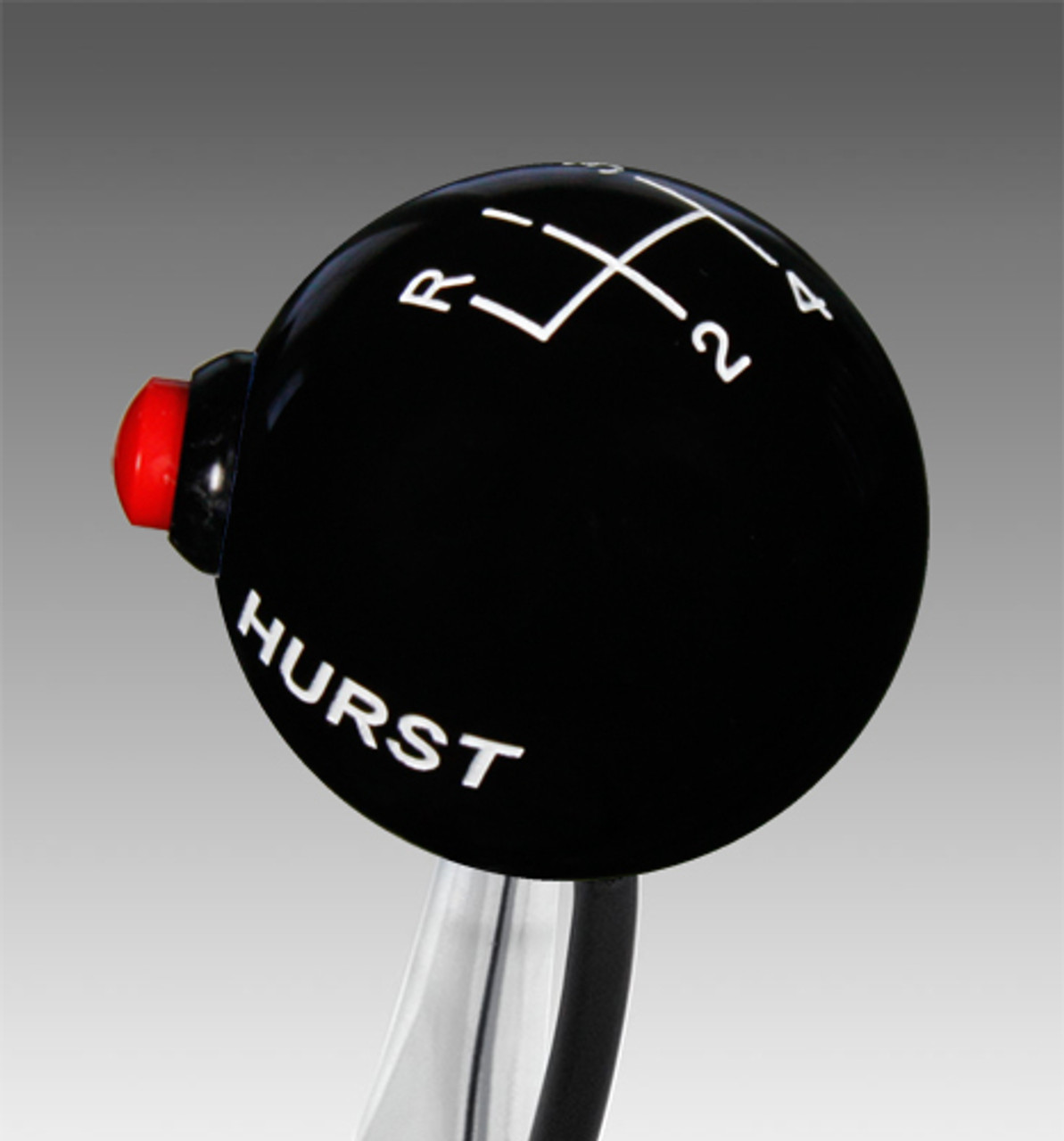 Hurst Black 4 Speed Shift Knob - Small with 12V Momentary Switch