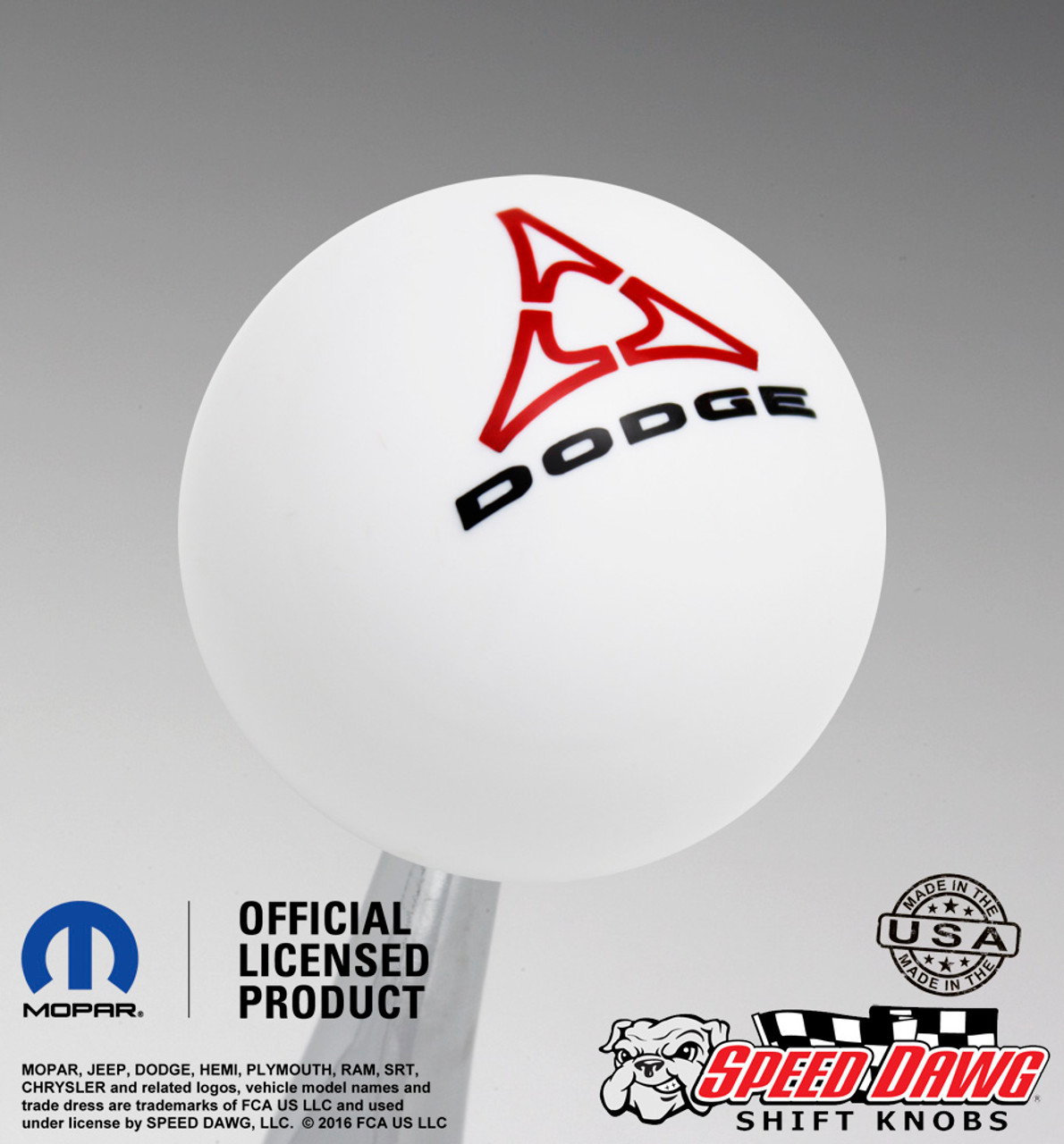 Dodge Fratzog Logos Shift Knob