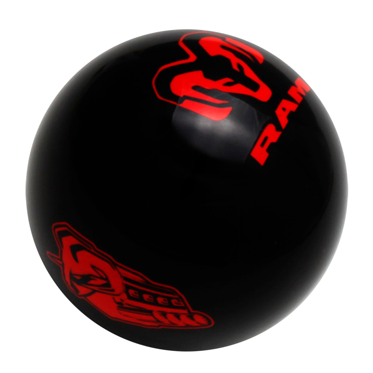 Black knob with Red graphics