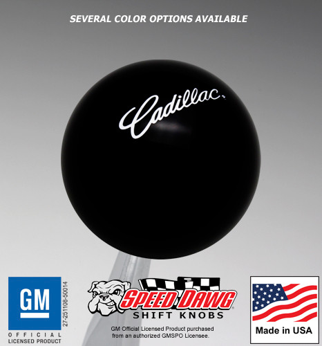 Cadillac Script Logo Shift Knob