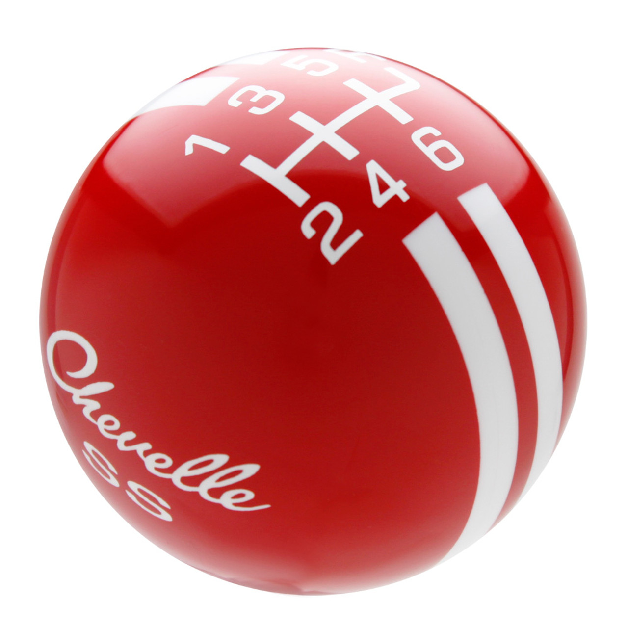 Red knob with White graphics