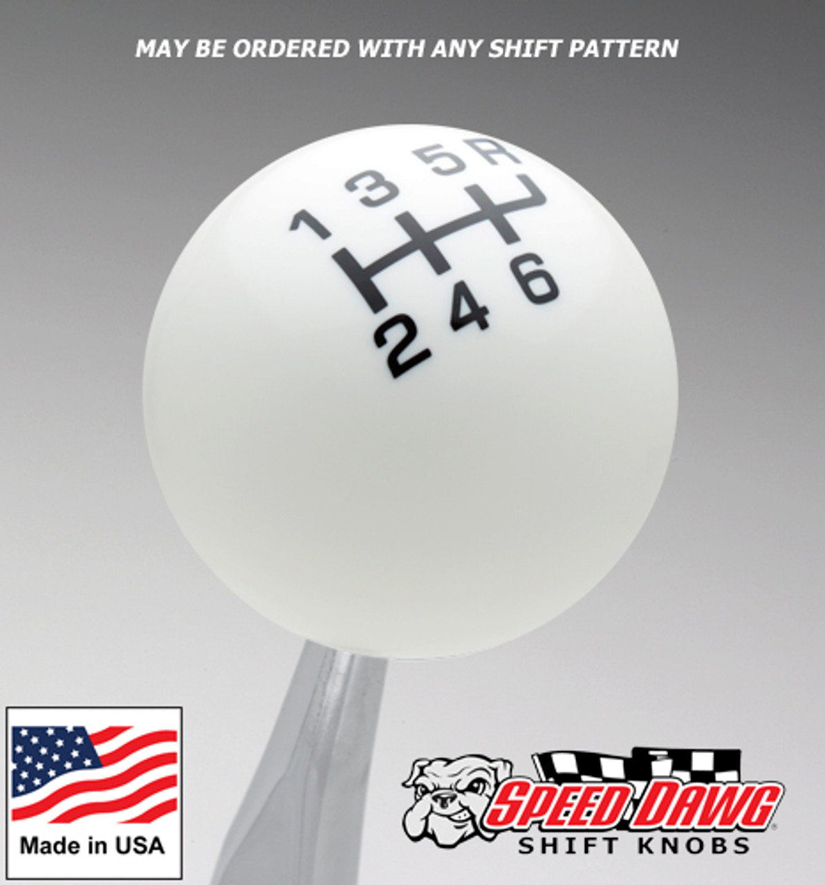 White / Black Pro Series Shift Knob