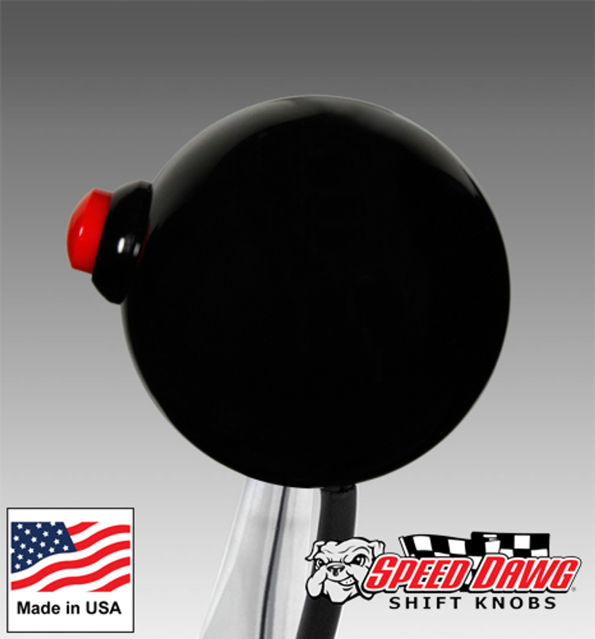 Black Shift Knob with Line Lock / Nitrous Button