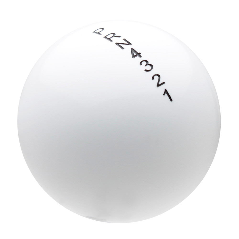 White 4 Speed Automatic Pattern Shift Knob