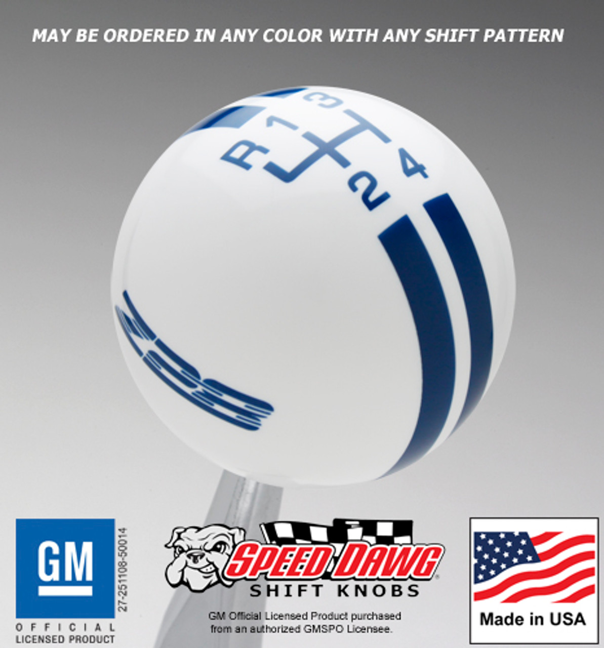 Z28 Rally Stripe Shift Knob