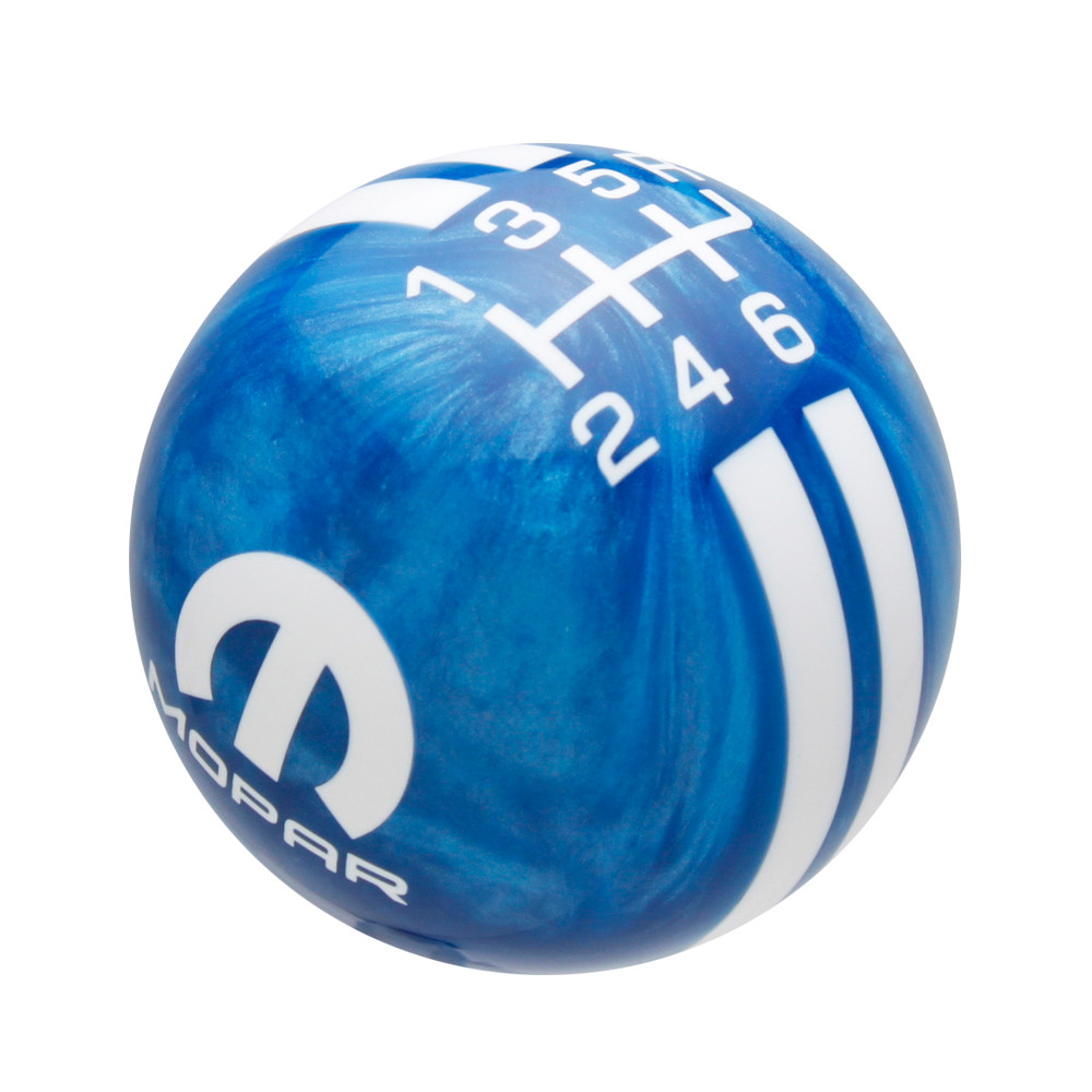 Mopar Logo Rally Stripe Shift Knob