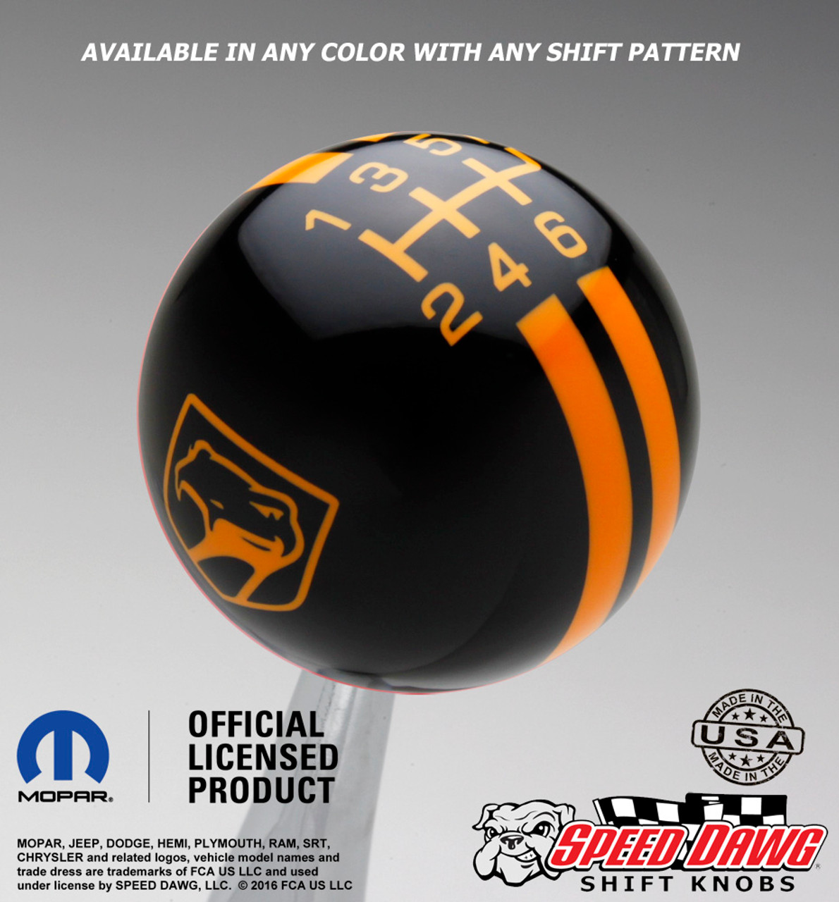 009; 1999 - 2002 Dodge Viper Cognac Shift Knob - 0SG08WUCAA