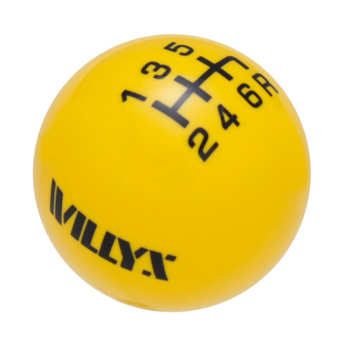 Yellow knob with Black graphics