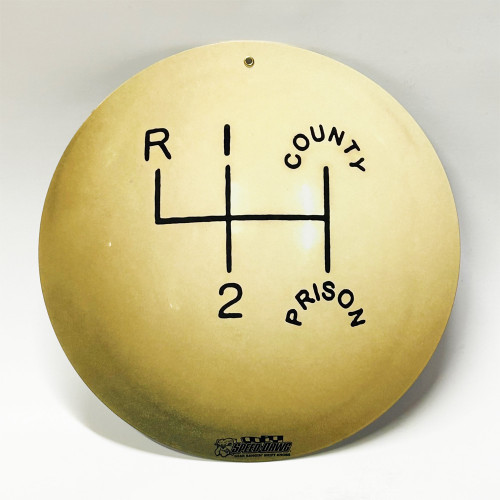County Prison Ivory 4 Speed Shift Knob Image Metal Sign - Large County Prison Ivory 4 Speed Shift Knob Image Metal Sign - Large