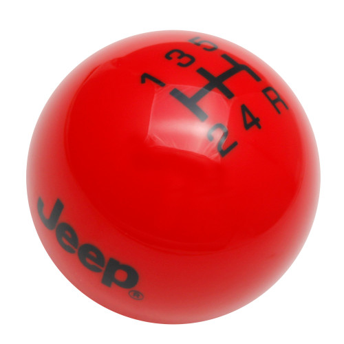 Red knob with Black graphics