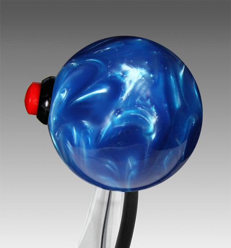 Blue Pearl Shift Knob with Line Lock / Nitrous Button