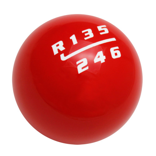 Red knob with White graphics