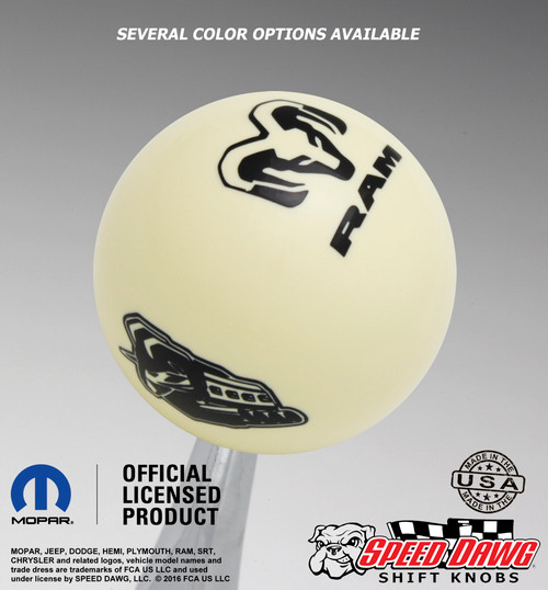 Ivory knob with Black graphics Ivory knob with Black graphics