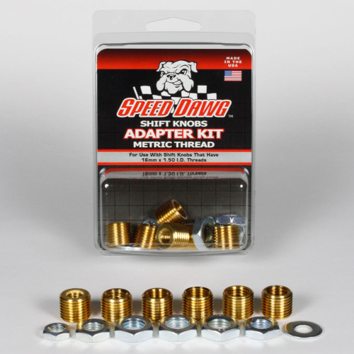 Metric Thread Shift Knob Adapter Kit - 6 Sizes