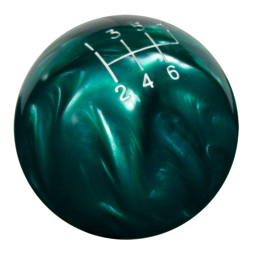 Green Pearl Shift Knob with Engraved Shift Pattern