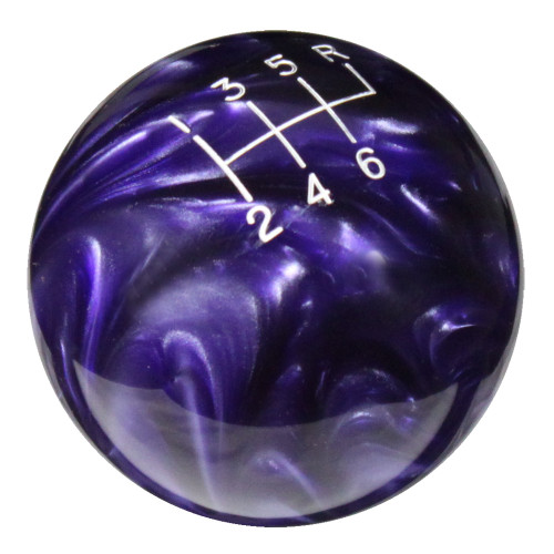 Purple Pearl Shift Knob with Engraved Shift Pattern