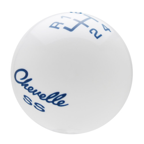 White knob with Dark Blue graphics White knob with Dark Blue graphics
