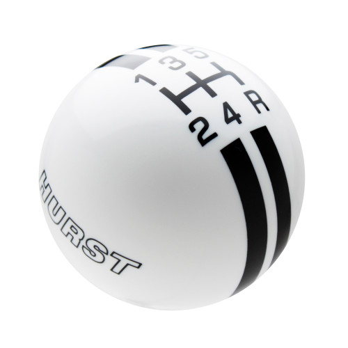 White knob with Black graphics