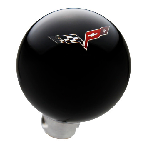 Corvette C6 Emblem Shift Knob with Adapter