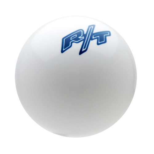 White knob with Dark Blue graphics